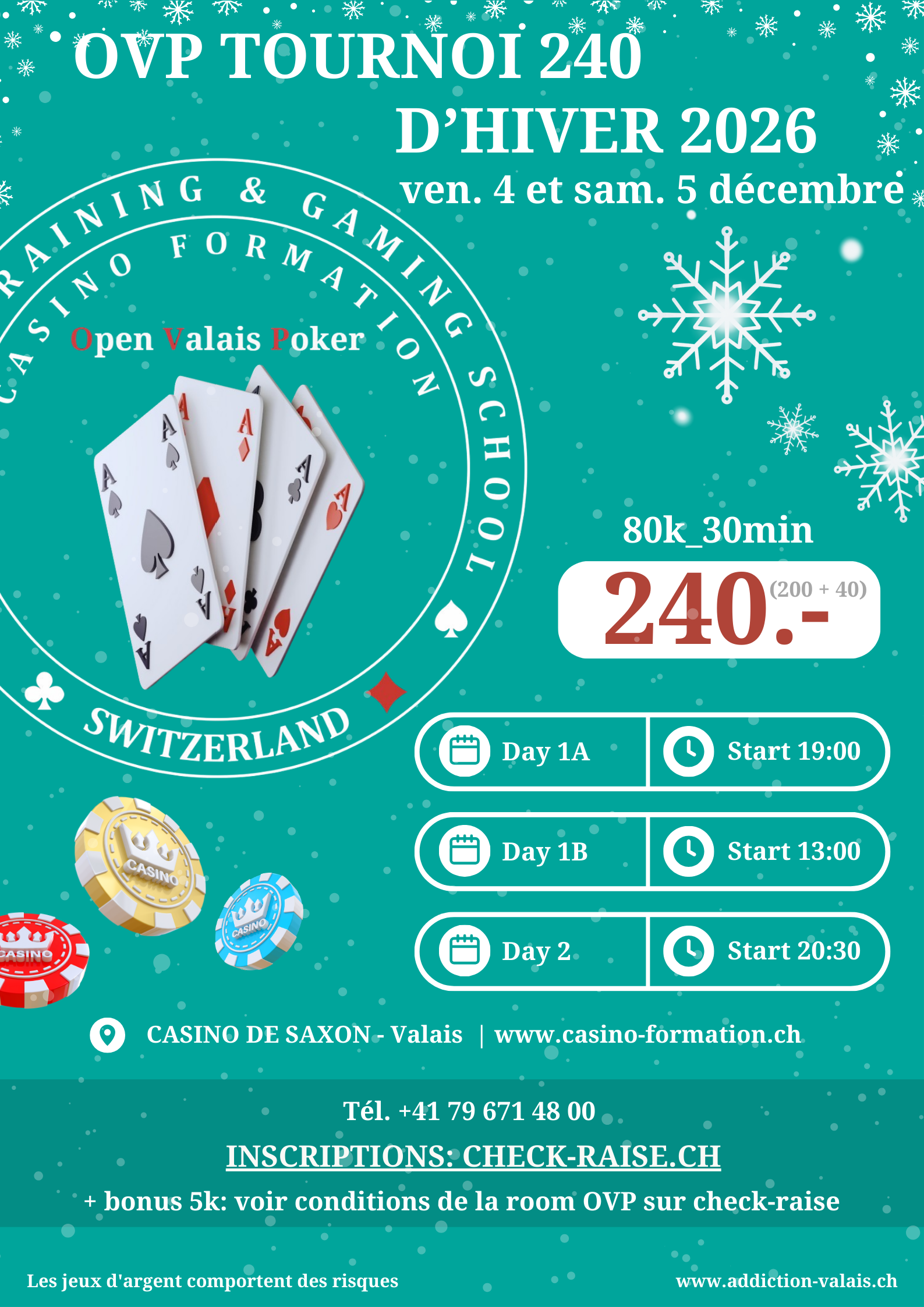 VENDREDI 6 - SAMEDI 7 Décembre 2024